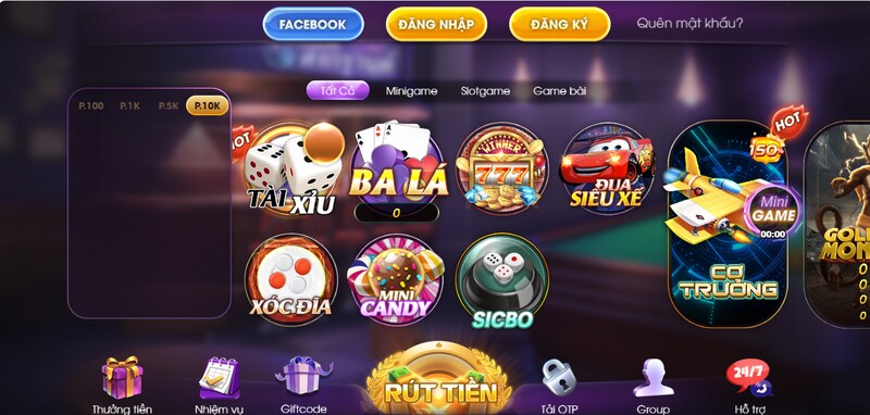 Danh mục sản phẩm Casino Sam86